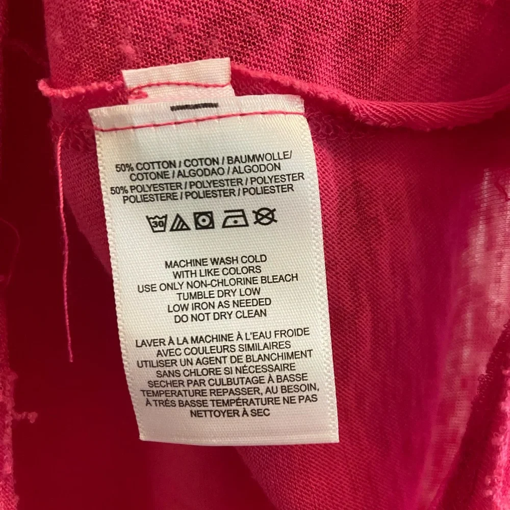 We the free oversized semi sheer short sleeve top XS - Picture 8 of 8